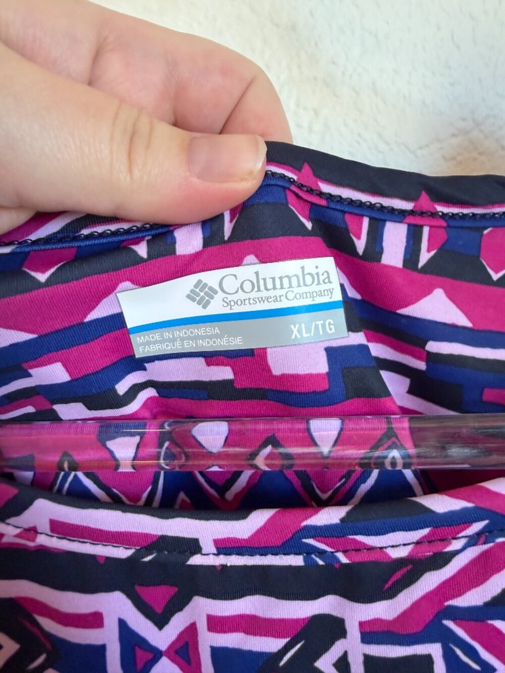 Columbia Chill River Dress XL Purple Pink Geometric Aztec Print - Picture 5 of 8